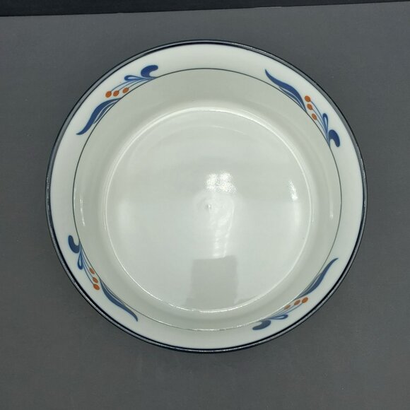 Dansk Bistro Maribro Souffle Casserole White Round Ribbed Baking Serving Dish - Picture 4 of 6